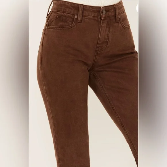 SHYANNE WOMEN'S PINECONE HIGH RISE STRETCH FLARE JEANS sz 30x34 - Picture 4 of 14